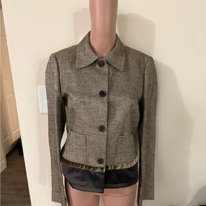 Hugo Boss Blazer Women Size 6 One Button Lined Jacket Runway MSRP $775